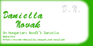 daniella novak business card